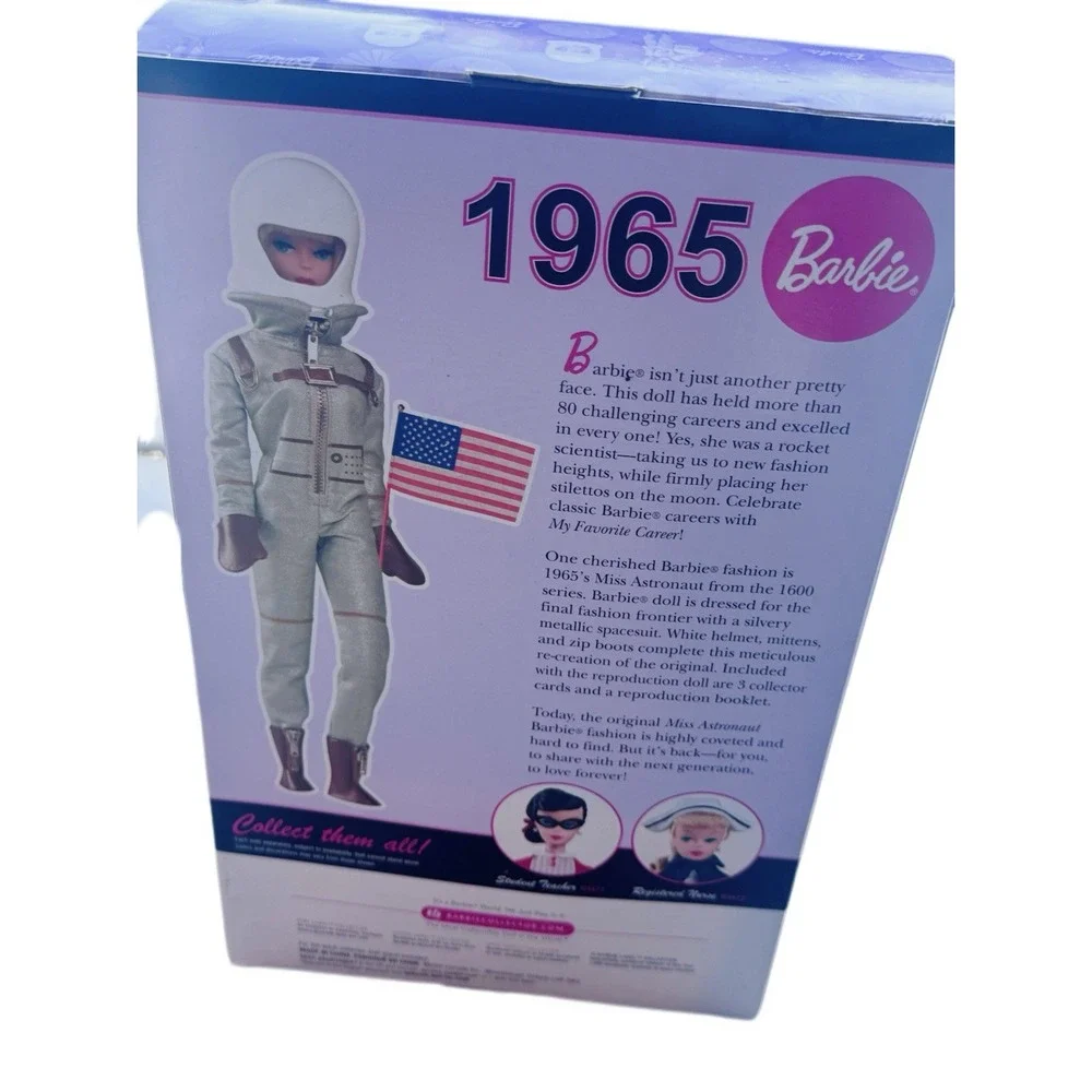 2009 Barbie My Favorite Career Astronaut Rocket Scientist 1965 Reproduction 4474